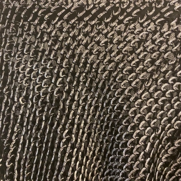 NWOT Metallic Sheer Blouse - Picture 3 of 4